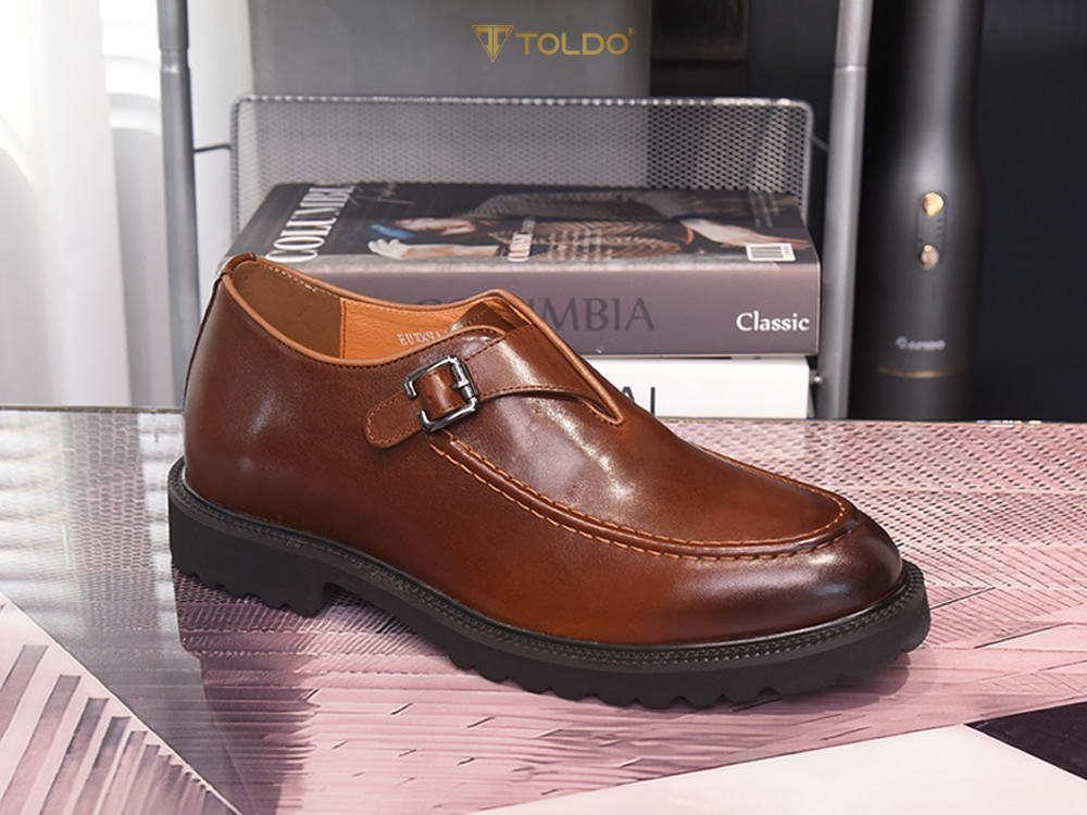 Giày cao 7cm đế eva siêu nhẹ da thật 11